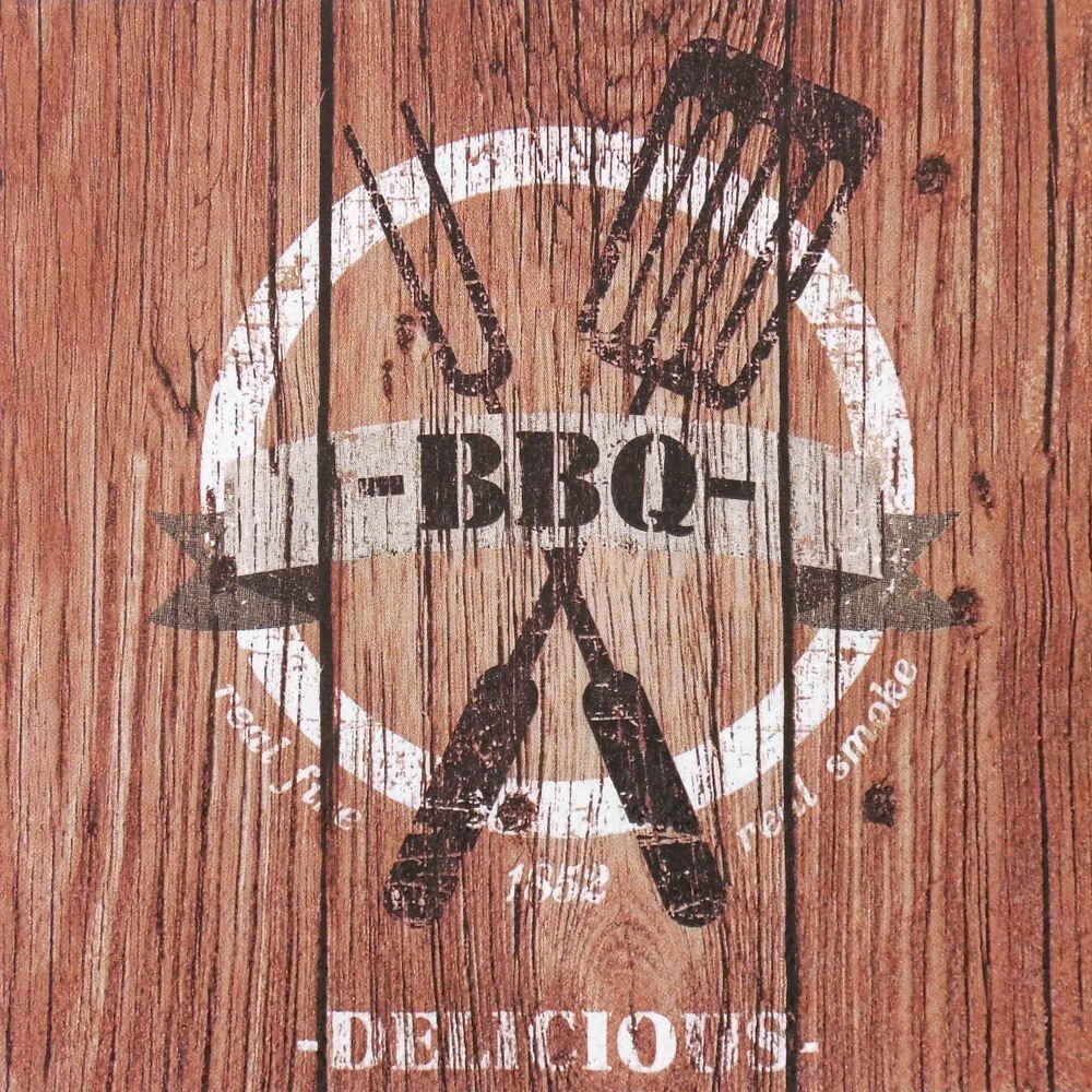 Serviette Barbecue Zeit