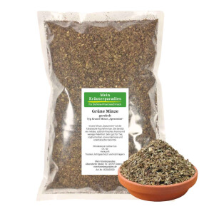 Grüne Minze gerebelt, Typ Krause Minze Spearmint im...