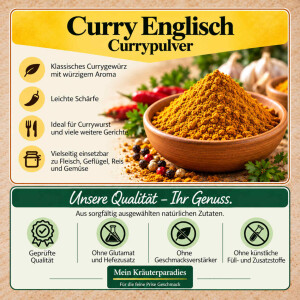 Curry Englisch, Currypulver