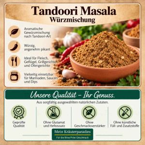 Tandoori Masala Gewürzzubereitung, Tandoori Gewürz